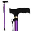 RMS Walking Cane - Adjustable Walking Stick - Lightweight Aluminum Offset Cane with Ergonomic Handle and Wrist Strap - Ideal Daily Living Aid for Limited Mobility (Lavender) view 1