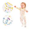 Eczema Baby Pajamas Sleeper Suit - for Moderate to Severe Atopic Dermatitis for Soothing Wet Wrapping Treatments White view 1