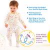 Eczema Baby Pajamas Sleeper Suit - for Moderate to Severe Atopic Dermatitis for Soothing Wet Wrapping Treatments White view 2