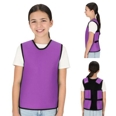Special Supplies Sensory Compression Vest Deep Pressure Comfort (Purple, Meduim)