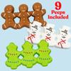 Christmas Variety Pack Peeps with Snow Men, Trees, and Gingerbread Men view 4