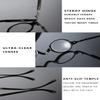 VEVESMUNDO Retro Reading Glasses Metall Oval Round Nerd Readers for Men Women view 4