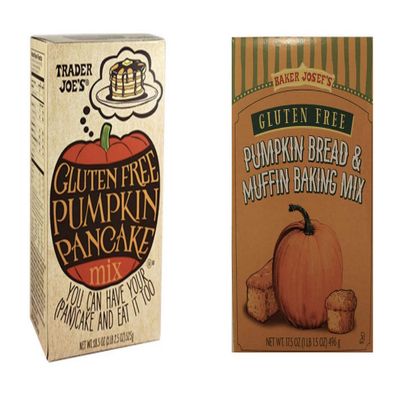 Trader Joe's Bundle with Baker Josef's Gluten Free Pumpkin Bread & Muffin Baking Mix, 17.5 Ounce Box & Trader Joes Gluten Free Pumpkin Pancake Mix - 525g., 18.5oz.
