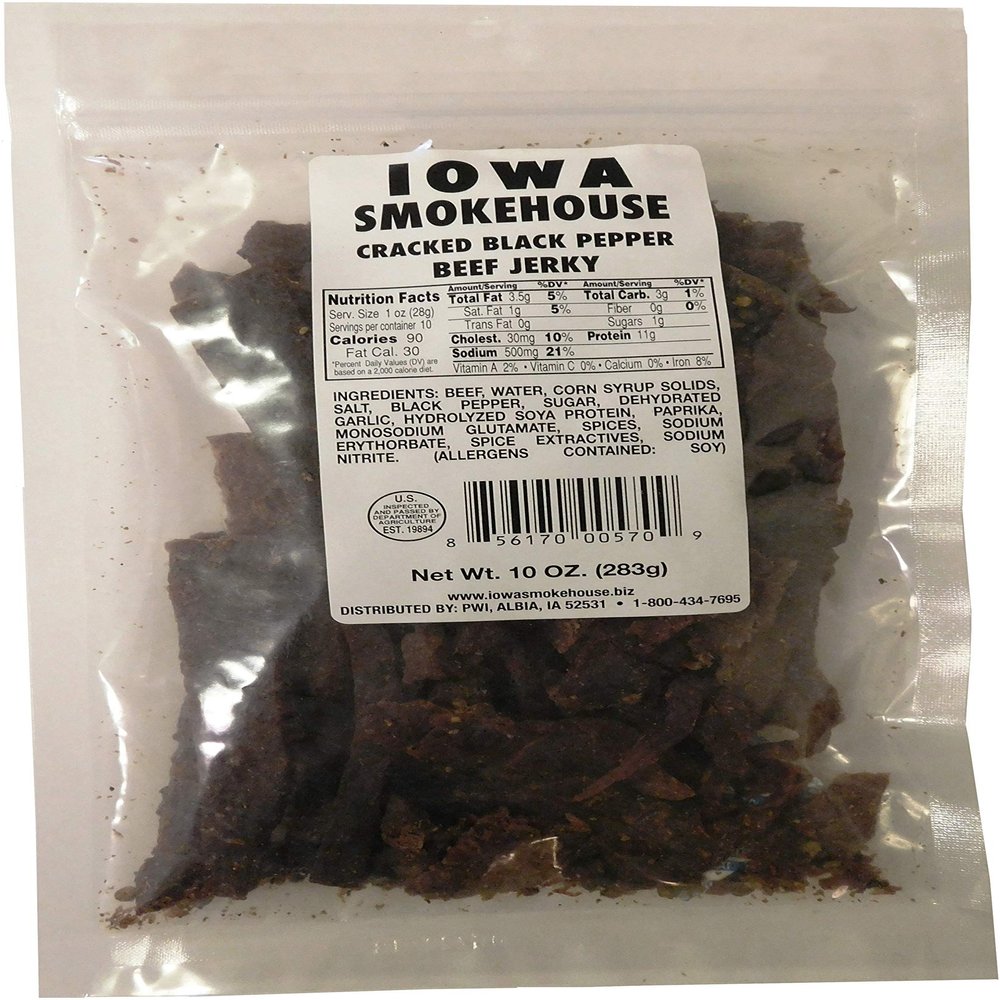 10 oz Beef Jerky Cracked Black Pepper