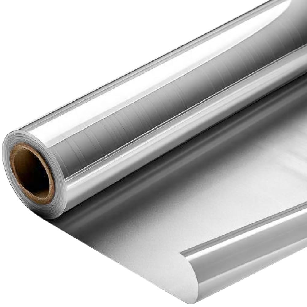 Better crafts Clear White Cellophane Wrap 24'' x 100' Roll - Colored Cellophane Sheets for Craft Baskets, Gift Wrapping Supplies, Plastic Wrap for Gift Baskets