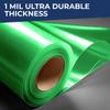 Better crafts Green Cellophane Wrap 24'' x 100' Roll - Colored Cellophane Sheets for Craft Baskets, Gift Wrapping Supplies, Plastic Wrap for Gift Baskets view 3