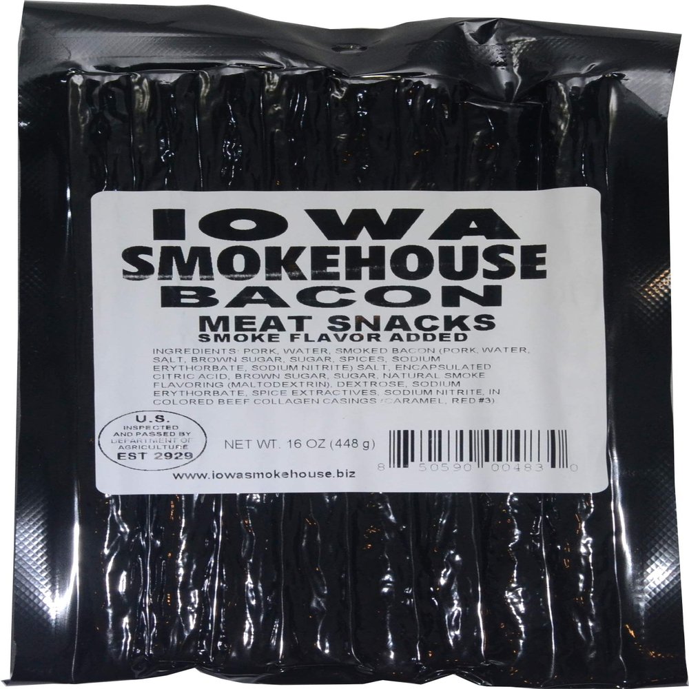 Bacon Meat Sticks 16 oz by Iowa Smokehouse