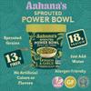 Aahanas Spinach & Garlic Sprouted Power Bowl - Gluten-Free Plant-Based Instant Meal with Sprouted Lentils and Grains - 18g Protein, 12g Fiber, Vegan, Non-GMO, Kosher - Ready in 5 Minutes (6 Pack) view 3