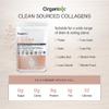 Organixx Clean Sourced Collagen Peptides Powder with Vitamin C, Types I, II, III, V, X Hydrolyzed Collagen, Hair, Nail, Skin, Bone & Joint Health, Aging Support, Gluten Free, Unflavored, 20 Servings view 3