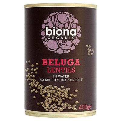 Biona Organic Black Beluga Lentils 400g