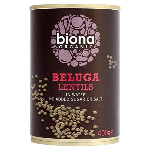 Biona Organic Black Beluga Lentils 400g