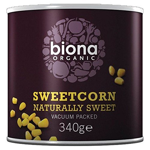 Biona Organic Sweetcorn No Added Sugar 340g