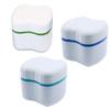 heaven2017 Denture Cup, False Teeth Denture Case Bath Box for Cleaning Storage and Retrieve - Random Color 1 Piece view 2