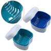 heaven2017 Denture Cup, False Teeth Denture Case Bath Box for Cleaning Storage and Retrieve - Random Color 1 Piece view 3