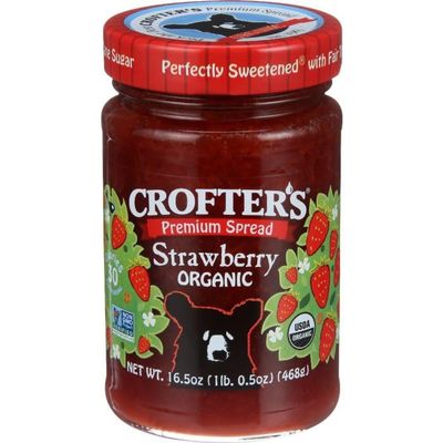 Crftrs Fruit Sprad - rganic - Prmium - Strawbrry - 16.5 z - cas f 6 - Bulk Buy