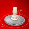 Rotating mop Four Drive Foot Tread Hand Pressure Automatic Dehydration Mop Bucket, 4 mop Heads view 3