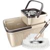 Rotating mop Double Drive Washable Hand Pressure Automatic Dehydration Mop Bucket view 1