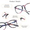 LifeArt Blue Light Blocking Glasses, Anti Eyestrain, Computer Reading Glasses, Gaming Glasses, TV Glasses for Women, Anti Glare (Pink Floral, +4.00 Magnification) view 3