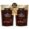 2 Pack (15 g x 20 sachets) ; Caf 7 Gold Instant Coffee Mixed Powder 3 in 1 ; By Taweekoon view 1