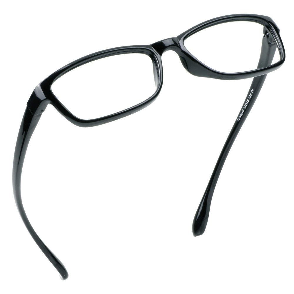 LifeArt Blue Light Blocking Glasses, Anti Eyestrain, Computer Reading Glasses, Gaming Glasses, TV Glasses for Women Men, Anti Glare (Black, +2.25 Magnification)