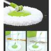 Rotating mop Hand Pressure Automatic Dehydration Double Drive Household Mop Bucket, 2 mop Heads view 4