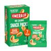 Emerald Nuts Roasted and Salted Cashews 7ct (1-Pack), 100-Calorie Individual Packs, Plant-Based Protein, Kosher Certified, Non-GMO, Contains No Artificial Preservatives, Flavors or Synthetic Colors
