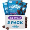 HighKey Low Carb Keto Brownie Bites - Keto Snack Low Carb Snack Sugar Free Chocolate Protein Cookies Sugar Free Snacks Gluten Free Snack Keto Friendly Food Healthy Snacks Keto Dessert Diet Snacks 3pk view 1