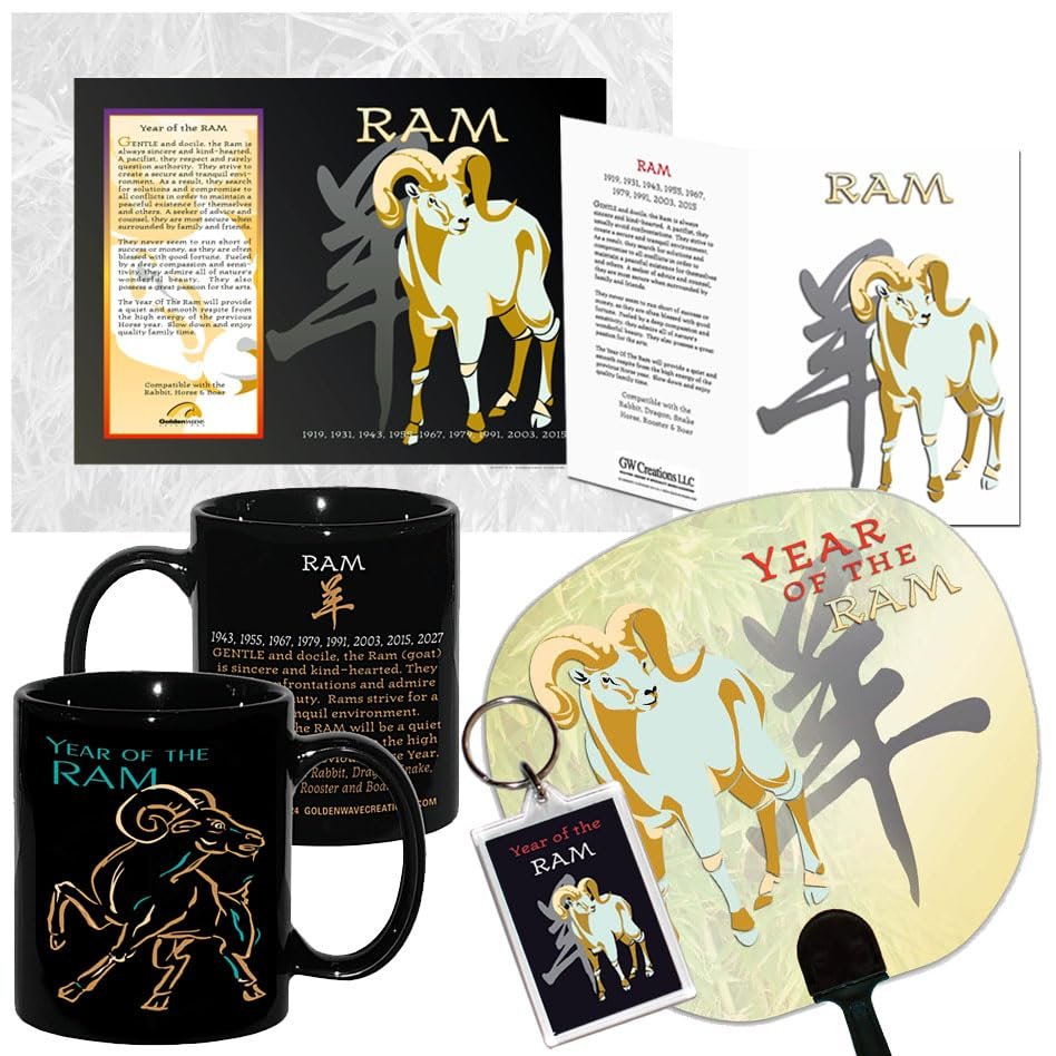 Year Of the Ram (Goat), Chinese New Year Special 6 pc. Gift Set