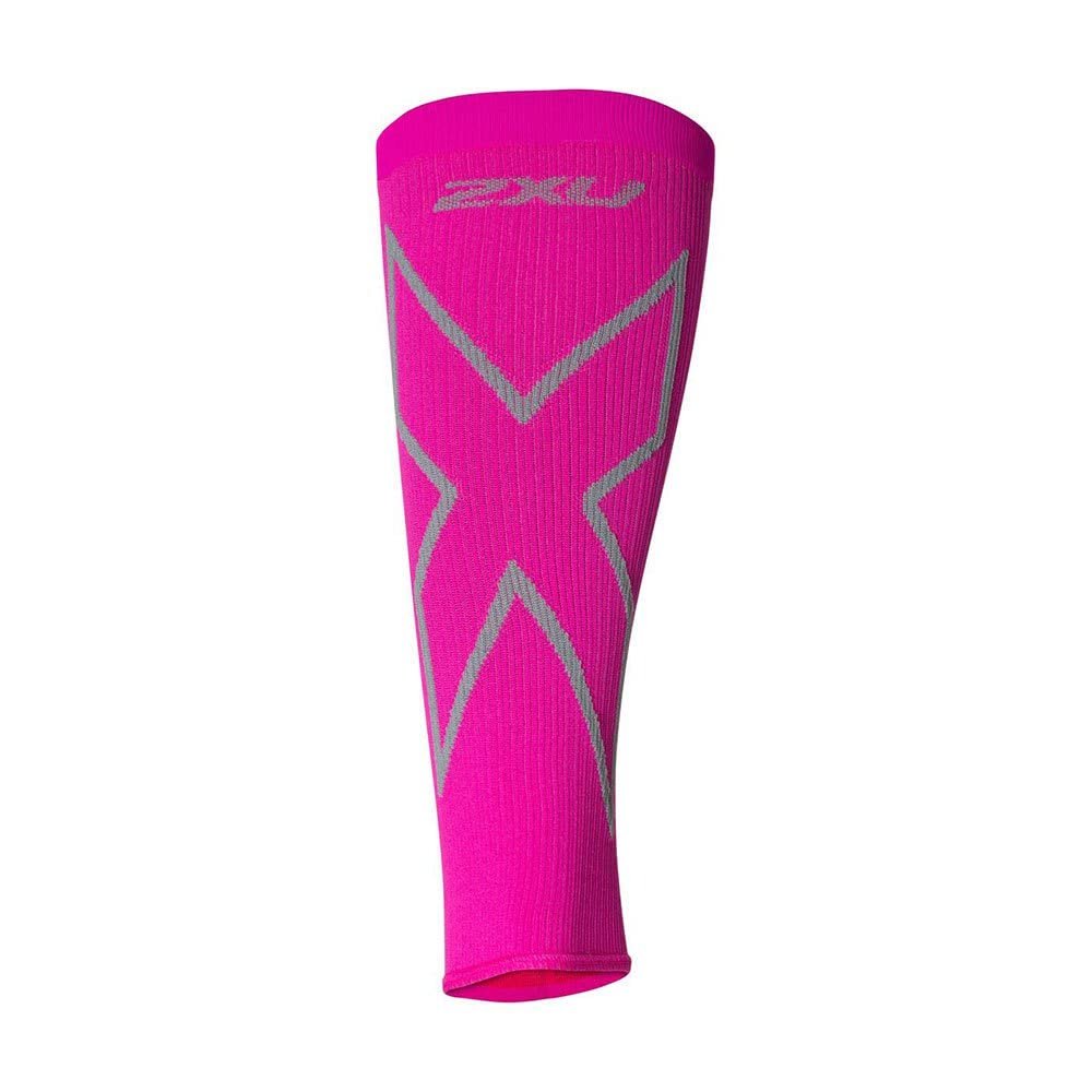 2XU X Compression Calf Sleeves (Magenta, Medium)