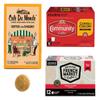 Cafe Du Monde Coffee, Community and French Market- New Orleans Coffee and Chicory Pod Sampler Bundle Includes 12 count boxes of each brand (36 Single Serve Pods) view 1