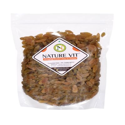 NatureVit Golden Raisins Kishmish - 900 Grams (Indian)