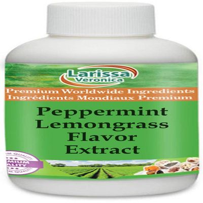 Peppermint Lemongrass Flavor Extract (8 oz, ZIN: 529463) - 3 Pack
