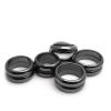 Morchic 10Pcs Pack Magnetic Hematite Stone Rings for Women & Men, Unisex Plain Band Set (6mm Width) - Mixed Sizes 6-12, Chakra Balancing, Polished Gemstone, Gift Ready view 1