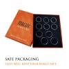Morchic 10Pcs Pack Magnetic Hematite Stone Rings for Women & Men, Unisex Plain Band Set (6mm Width) - Mixed Sizes 6-12, Chakra Balancing, Polished Gemstone, Gift Ready view 2