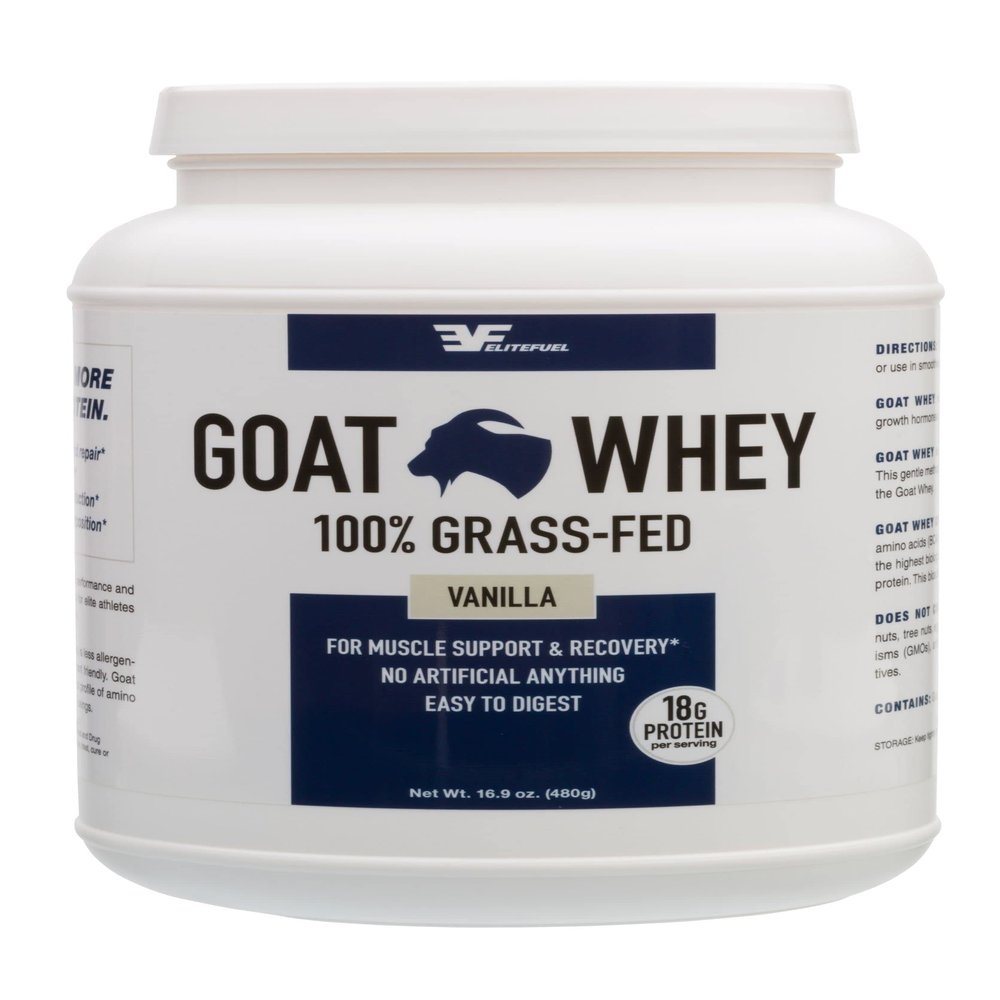 CFS Nutrition Goat Whey Protein | Grass-Fed | from Pastured Goats- Natural Vanilla