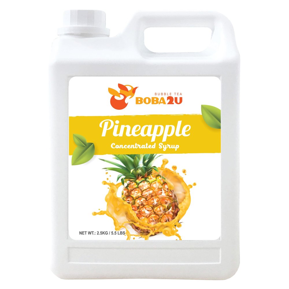 BOBA2U CONCENTRATED SYRUP 5.5 LBS (Pineapple)