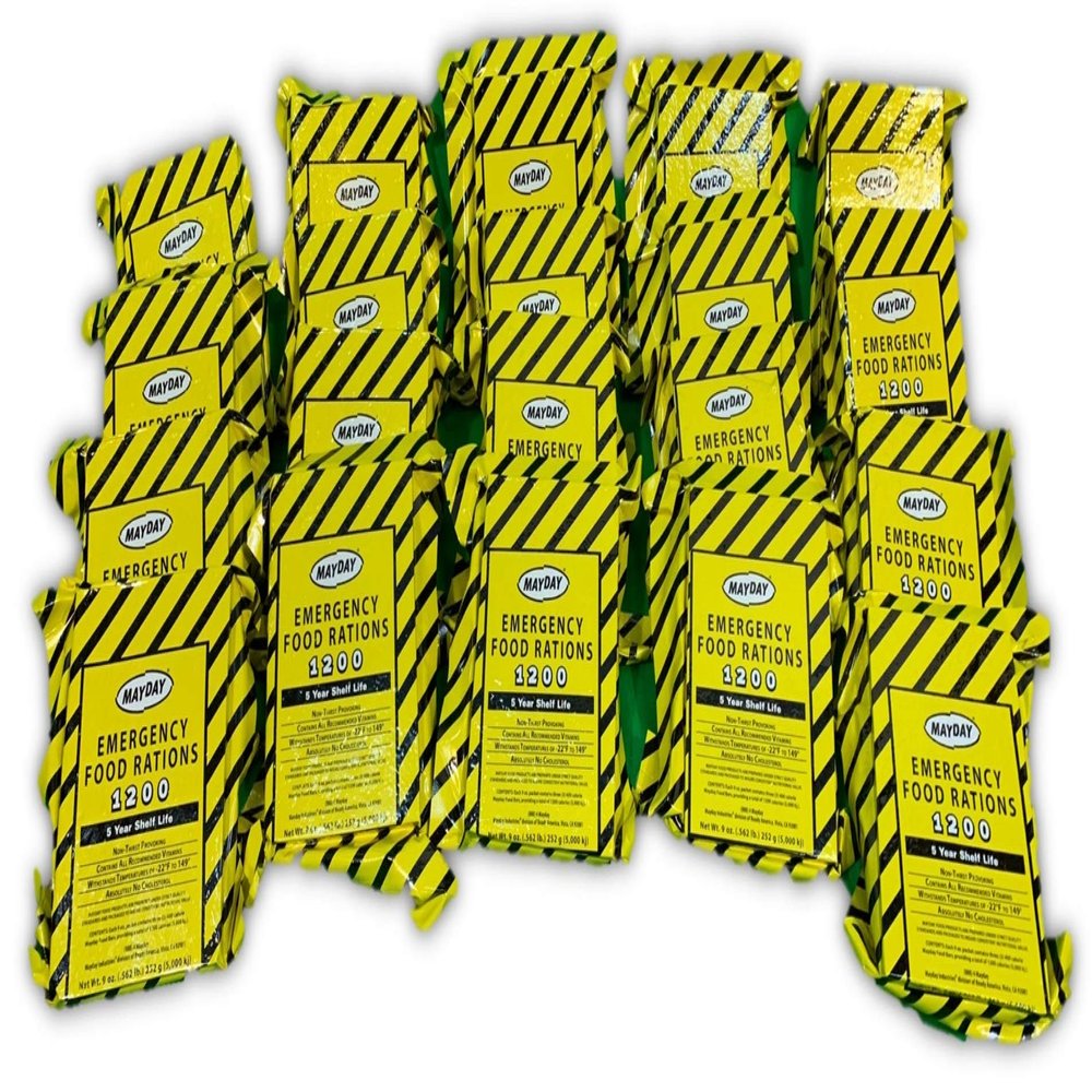 MAYDAY 1200-Calorie Emergency Food Rations with 5-Year Shelf Life (20)