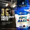 Ronnie Coleman Signature Series King Mass XL Mass Gainer Protein Powder, Muscle Gainer, 60g Protein, 180g Carbohydrates, 1,000+ Calories, Creatine and Glutamine, Dark Chocolate, 15 Pound view 4