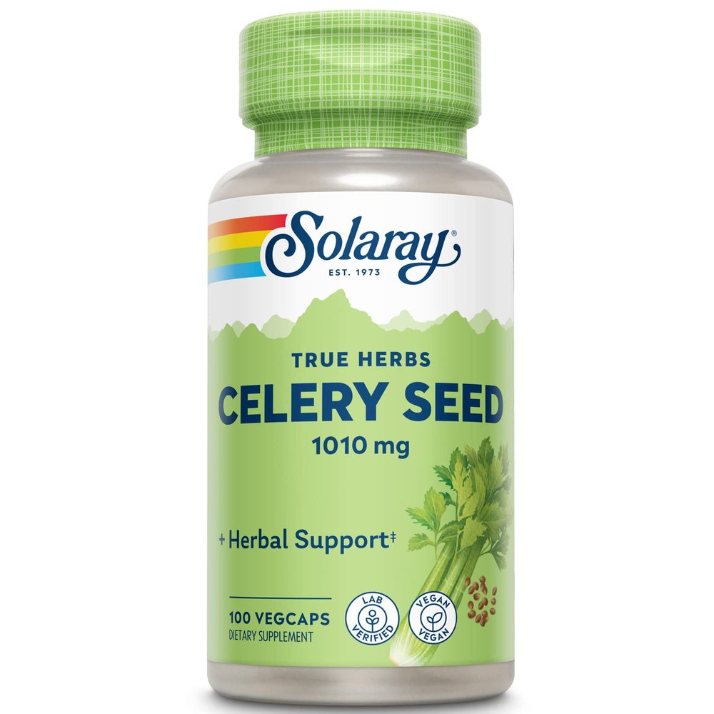 Celery Seed 505mg Solaray 100 Caps