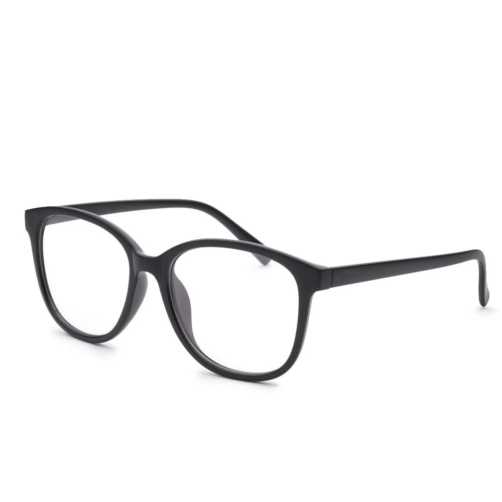 Mens Womens Oversize Photochromic Gray Reading Glasses +4.00 Strength Unisex Black Frame Readers Spectacles