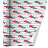 GRAPHICS & MORE Parrots and Stripes Pattern Gift Wrap Wrapping Paper Rolls view 1