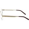 Gotham Style GS14 Designer Reading Glasses +2.25 Gold Men Rectangular Stainless Steel Eyeglasses Trendy Readers w/Hard Case view 3