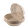 100 Count - EcoQuality 29oz Round Disposable Bowls Natural Sugarcane Bagasse Bamboo Fibers Sturdy Compostable Eco Friendly Environmental Paper Plastic Bowl Alternative Tree Free view 3