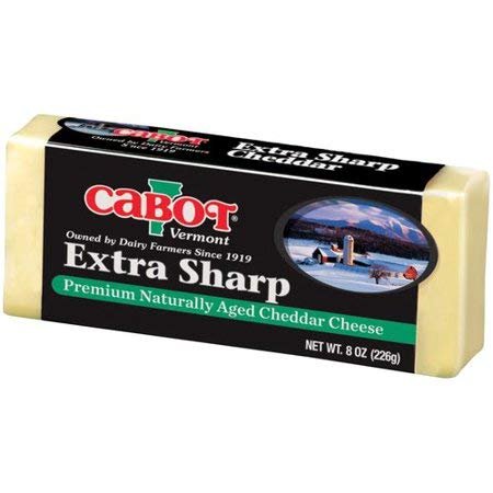 Expect More Cabot Extra Sharp White Cheddar Bar, 6 ct. / 48 oz