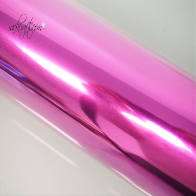 rackcrafts.com Shiny Glossy Metallic Cellophane Foil Wrapping Paper Gift Wrap Decoration Crafts Roll (Fuchsia)