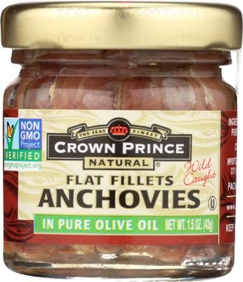 Crwn Princ Flat Fillts f Anchvis in Pur liv il - Cas f 18-1.5 z. - Bulk Buy