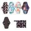 5 Medium Panty Liners 1 Wet Bag Cloth Menstrual Pads Washable (Night, M Panty Liners) view 1