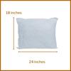 McKesson Disposable Bed Pillow [24 Count] Single Patient Use, White 18 in x 24 in view 4