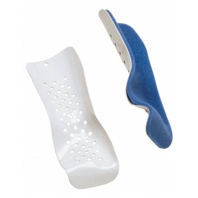 19733000 Wrist/Forearm Splint PROCARE Colles Aluminum/Foam Left Hand White/Blue Small
