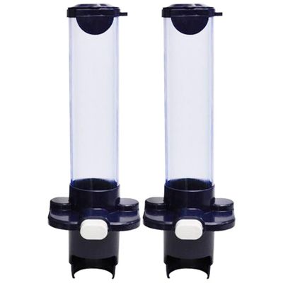 Sunup CD-7DB Cup Dispenser, Blue, Set of 2, Height 5.6 x Width 6.3 x Height 16.9 inches (14.3 x 16 x 43 cm), 7 oz, 7.9 fl oz (205 ml), Storage Capacity: Approx
